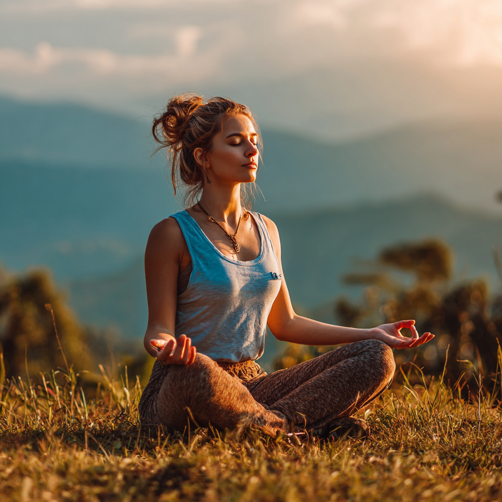 процес медитації та внутрішнього спокою